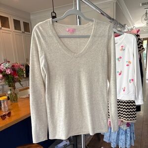 Lilly Pulitzer 100% Cashmere Sweater Sz M